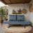 1 PCS Patio Wicker Side Foldable Bench