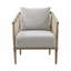 Chaise avec accoudoirs d'appoint