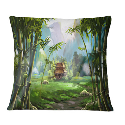 Coussin The House In Bamboo Forest - Country