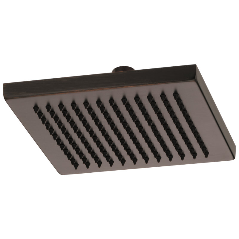 Essential™ 8" Linear Square Single-Function Raincan Showerhead, 2.5 GPM, Venetian Bronze