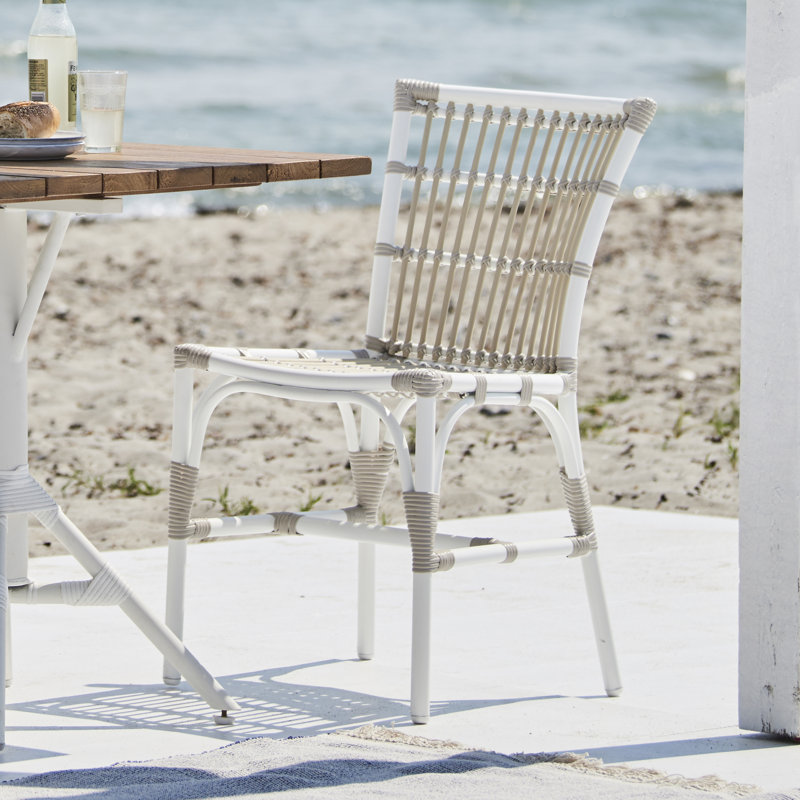 Elisabeth Patio Dining Chair, Dove White