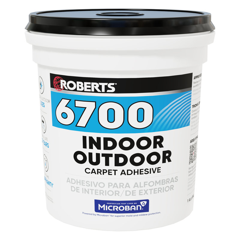 Adhésif pour tapis intérieur / extérieur ROBERTS - 1 gallon (3,78 L)