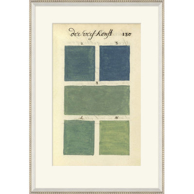 Antique Color Swatches Giclee Print