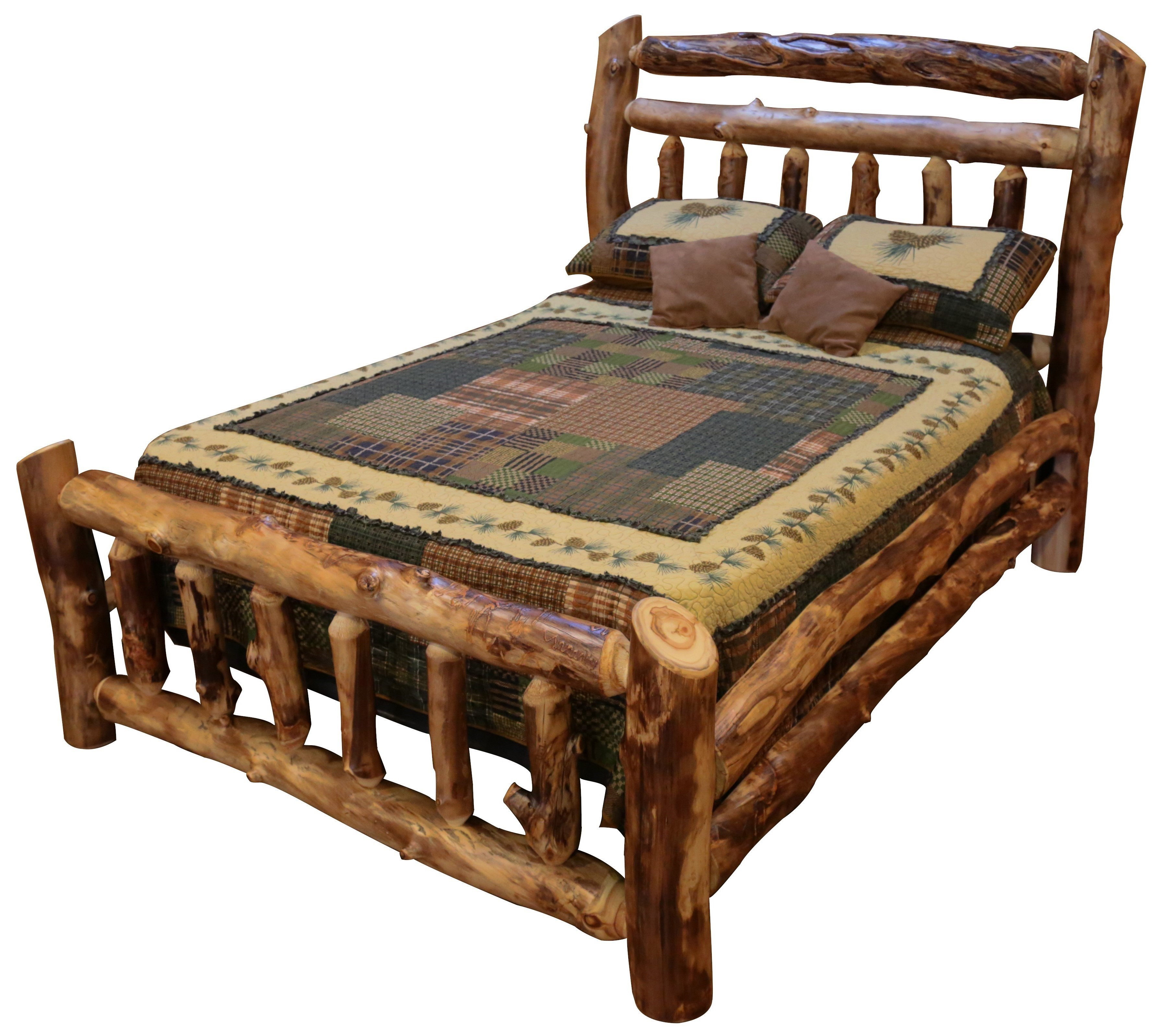 Loon Peak® Dughall Solid Wood Open-Frame Bed | Wayfair