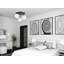 Glass Semi Flush Mount