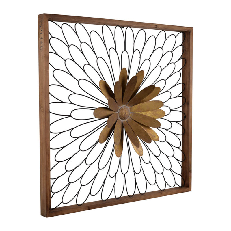 30X2x30" Ashlyn Bloom Wall Decor, Home Decor For Living Room Kitchen Foyer Office
