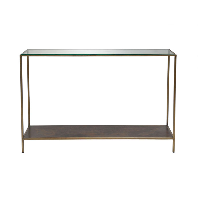 Kingston 48'' Glass Top Console Table