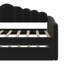 Lit de jour simple tapissier avec couchette, canapé-lit en velours avec ports de charge USB