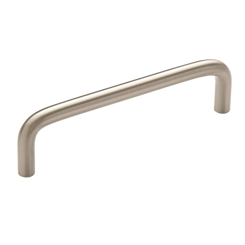 Poignée d'armoire en métal - paquet de 10, 4", Nickel satiné