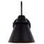 Plafonnier d'extérieur 1 lumière noir mat