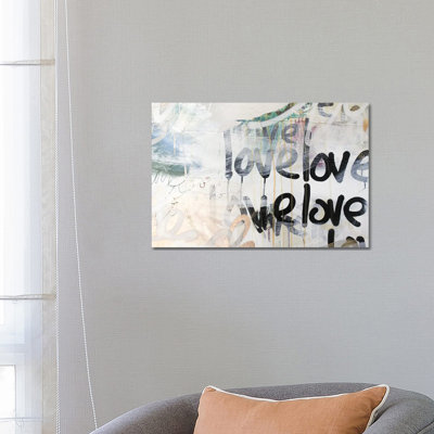 Gold Love II by Kent Youngstrom - Wrapped Canvas Painting
