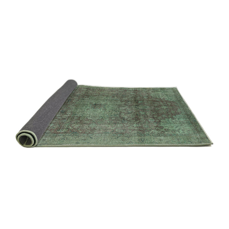 Tapis oriental vert Howze, Rond 7 pi