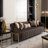 Lisbon 98'' Chenille Round Arm Sofa-91368769