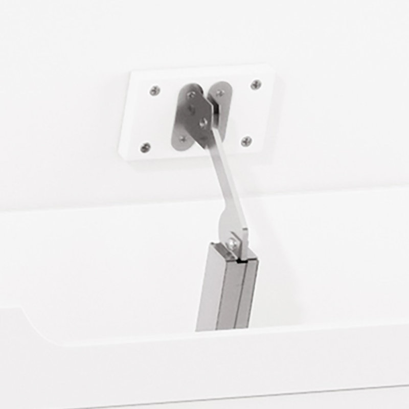 Banc de rangement Fredine, Blanc