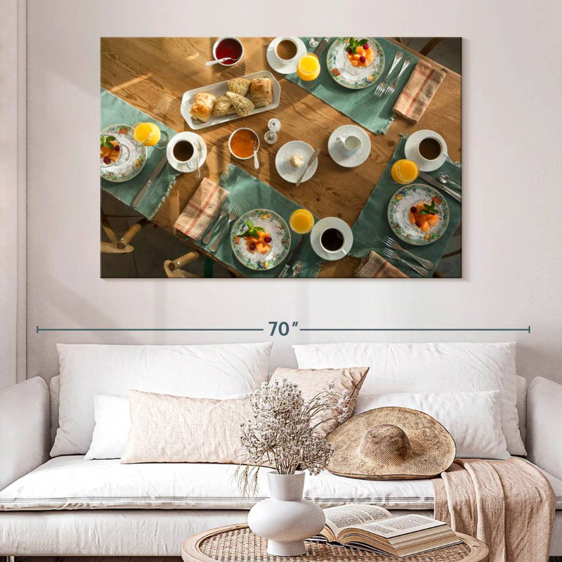 Breakfast Table, 34" H x 51" W