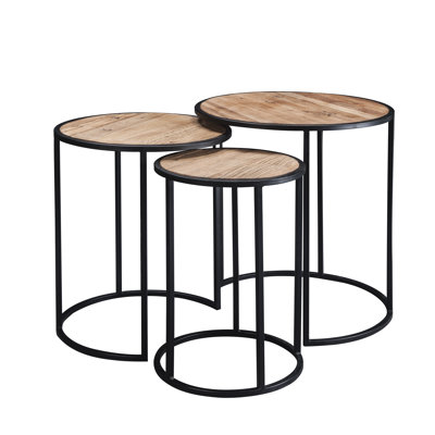 Solid Wood Top Nesting Tables