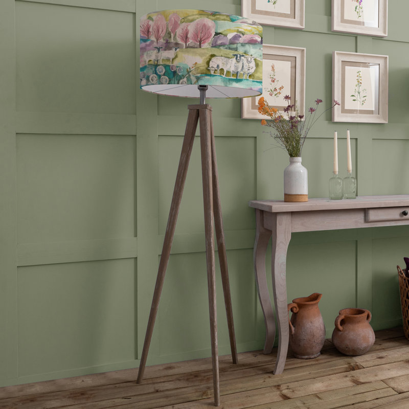 Aratus 158cm Brushed Tripod Floor Lamp