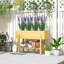 Wood Raised Garden Bed-433448837