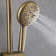5 Functions Shower Head With Bathtub Faucet, Pressure Balanced Single Handle Wall Mounted Complete Shower Faucet Set With Rough-In Valve