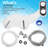 Elongated Toilet Seat Bidet with Faucet