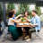 Retractable Motorized Patio Awning – Black Frame-99487779-99487773