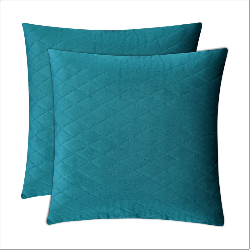 Ensemble de coussins décoratifs , Bleu sarcelle
