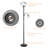 Rupe 71" Torchiere Floor Lamp with LED Bulb