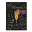 « mimosa », affiche rétro sur toile tendue-22070249