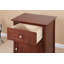 Ensemble de table de chevet 1 tiroir 1 porte Paranhos Cherry-421573098