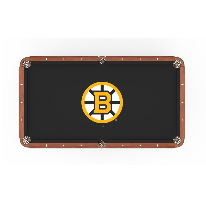 Chiffon pour table de billard NHL, 108 po, Boston Bruins