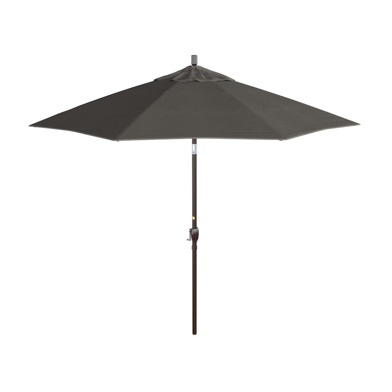 Parasol de marché 108 po Jeske, Toile gris anthracite Sunbrella®