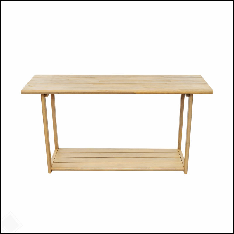 Buffet d'extérieur et console Woodside, bois d'acacia durable, polyvalent et élégant pour l'intérieur et l'extérieur
