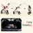 Convertible Baby Stroller, Folding High Landscape Infant Carriage, Adjustable Canopy, Diaper Bag, Anti-Shock-116818973