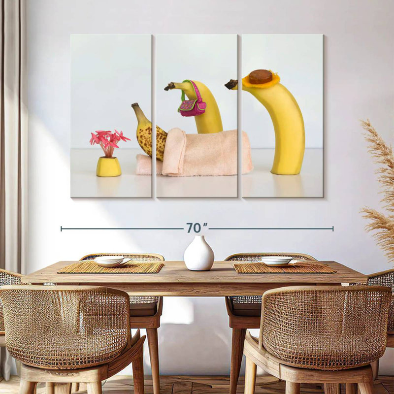 Malade de banane, H 20 po x l 33 po