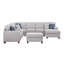 Canapé modulaire avec repose-pieds 8 pièces Tina-1615884914