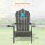 Chaise Adirondack pliante en résine en plastique Adirondack-70114143