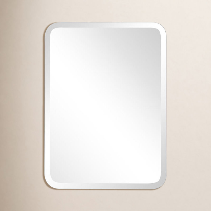 Tisdale Frameless Oblong Wall Mirror