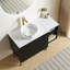 Armoire de rangement autoportante et murale pour salle de bain 42 po Arved Turio