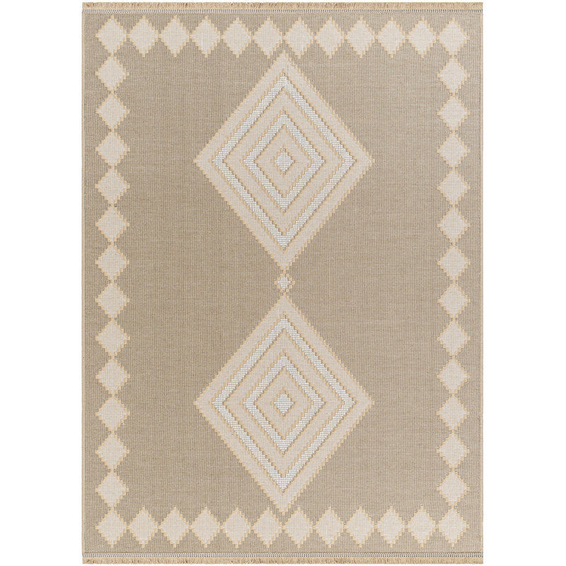 Tapis d'intérieur lavable à la machine Karyssa, Rectangle 6 pi 6 po x 9 pi