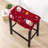 Bar Stool Cover Rectangle Set Of 4 Printed Stretch Counter Height Bar Stools Slipcovers Saddle Stool Slipcover Bench Seat Protector Backless Bar Stools Covers For Kitchen Counter