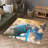 Exquisite Printed Rug with Soft Pile Featuring an Elegant Floral and Leafy Design Ideal for Enhancing the Aesthetic Appeal of Your Home Living Space-1760609448