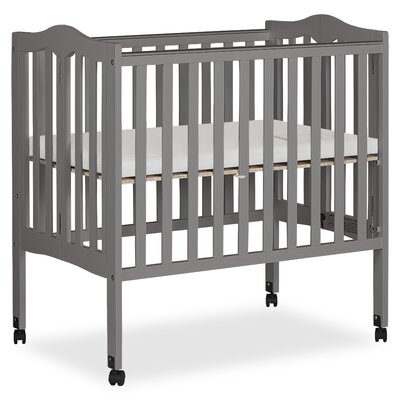 Ayelet 2-in-1 Mini Convertible Portable Crib with Mattress -  Harriet Bee, 31E15F603198457ABE53C725D51E3311