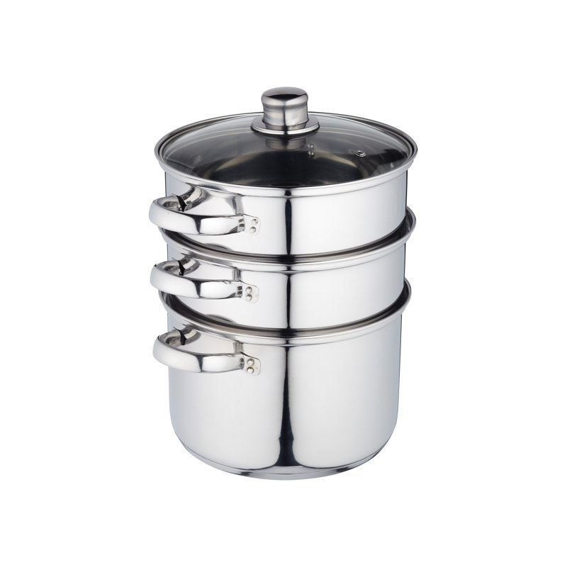 Clearview 3 Tier Steamer Basket, 16 cm