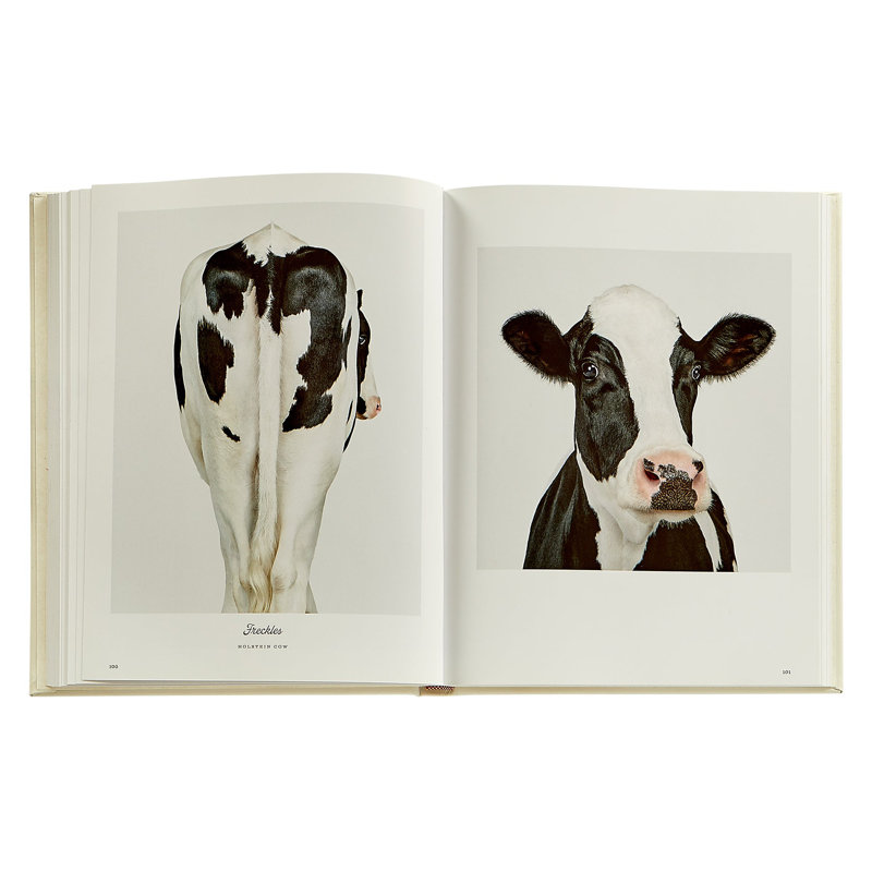 Farm Life Leather Bound Coffee Table Book