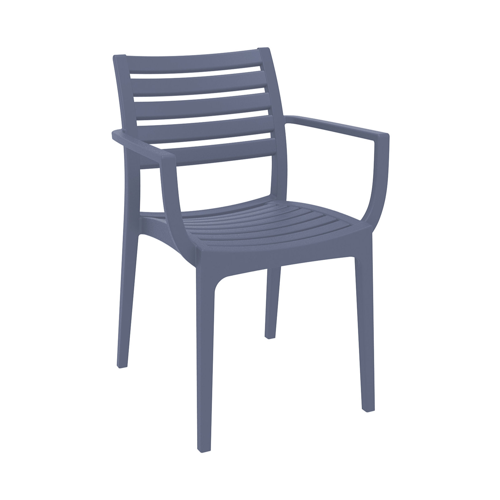 Seneca 2 - Person 23.6" Round Bistro Set,  Dark Gray