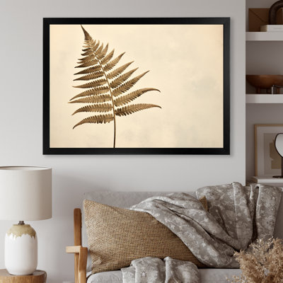 " Beige Ferns Plant Timeless Elegance II "