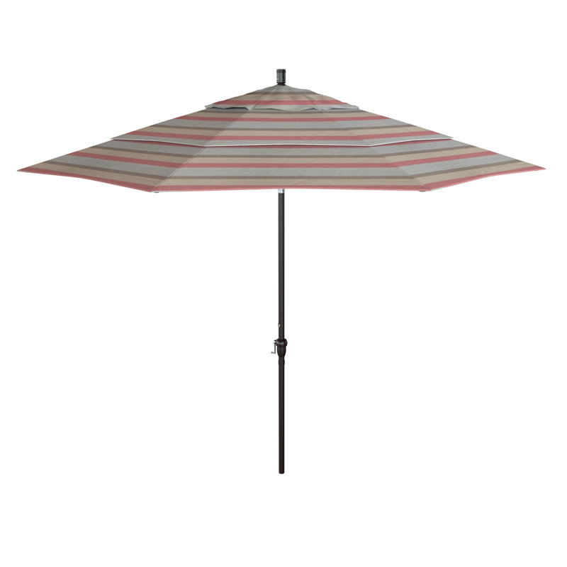 Parasol de marché de 132 po Jepsen, Sunbrella® rosé Gateway