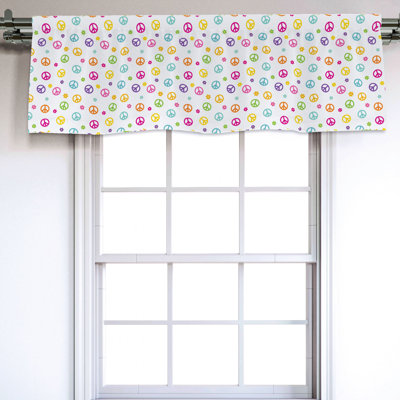 Sateen Ruffled Window Valance