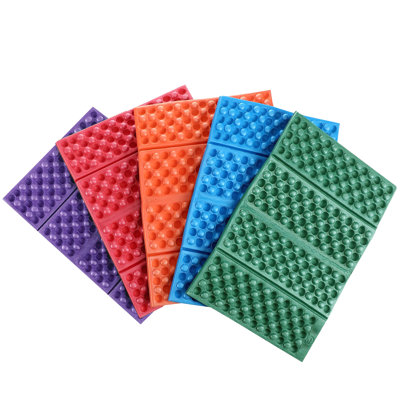 Paquet de 5 coussins de siège en mousse XPE pliables, tapis de camping imperméable portatif, coussin de stade léger et isolant pour la randonnée, la randonnée, le pique-nique et les voyages en plein air