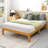 12'' Contemporary Solid Wood Platform Bed-899586556-885957217
